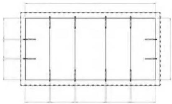 GRE 788032 - Dimensions in mm Cotas en mm Cotations en mm Hohenangaben in mm Livello in mm Afmetingen in mm Cotas em mm - 1