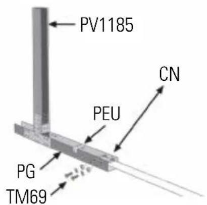 GRE 790096 - MONTAGGIO DELLE CINGHIE METALLICHE SULLE COLONNE - 2