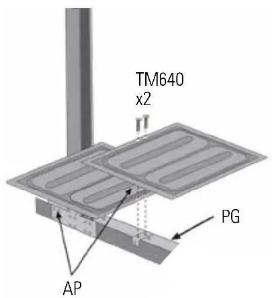 GRE 790096 - ASSEMBLY OF THE CROSSBASE AND THE COLUMNS - 2