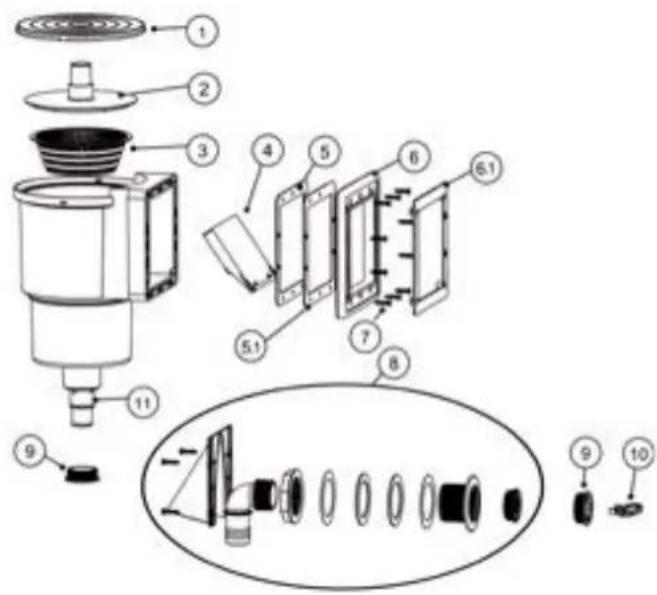 GRE 790096 - Montage du skimmer - 1