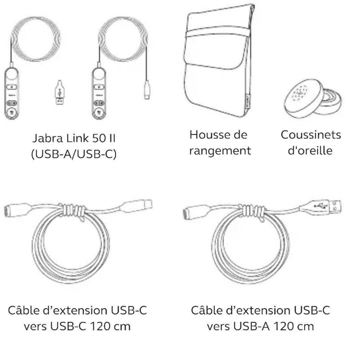JABRA Engage 50 II - Accessoires de remplacement - 1