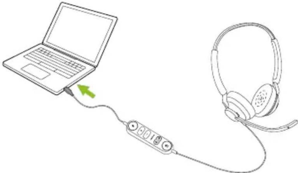 JABRA Engage 40 - Connecter à un ordinateur à l'aide du contrôleur intégré jabra engage 40 - 1