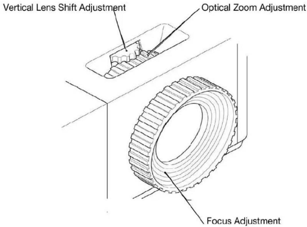 INFOCUS Quantum Laser INL148 - Réglage de la hauteur et l'inclinaison de l'image - 2