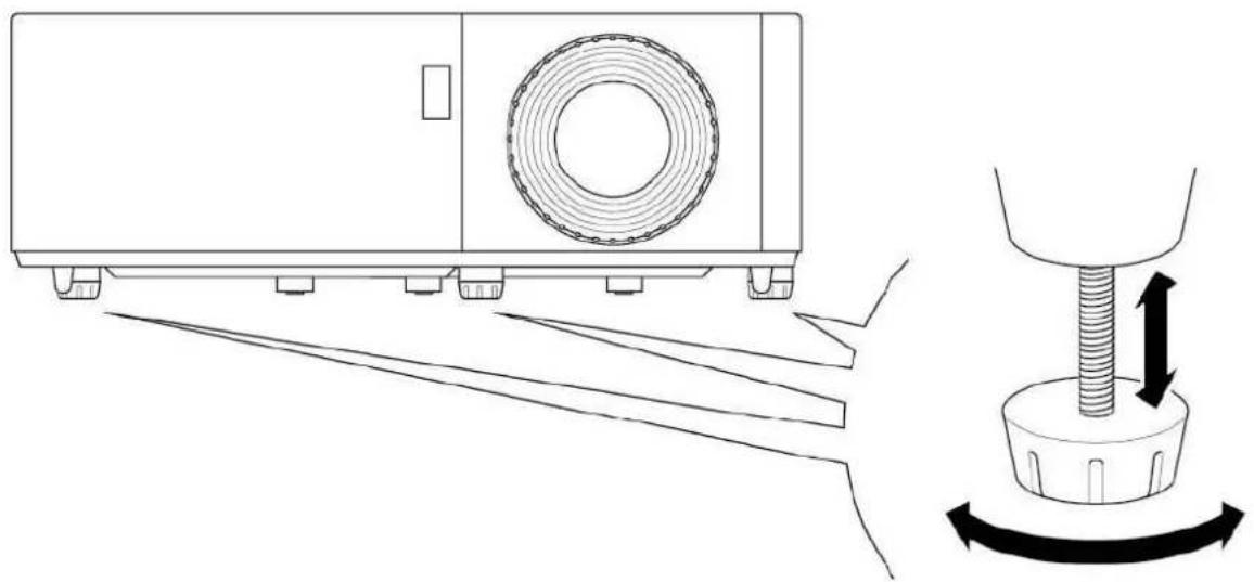 INFOCUS Quantum Laser INL148 - Réglage de la hauteur et l'inclinaison de l'image - 1