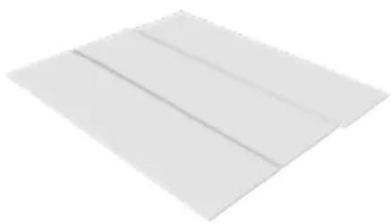 GRE KPBRC620 - ES Dos posibilidades para instalar la manta protectora de pared. ADHESIVO DE DOBLE CARA (NO INCLUIDO) - 1