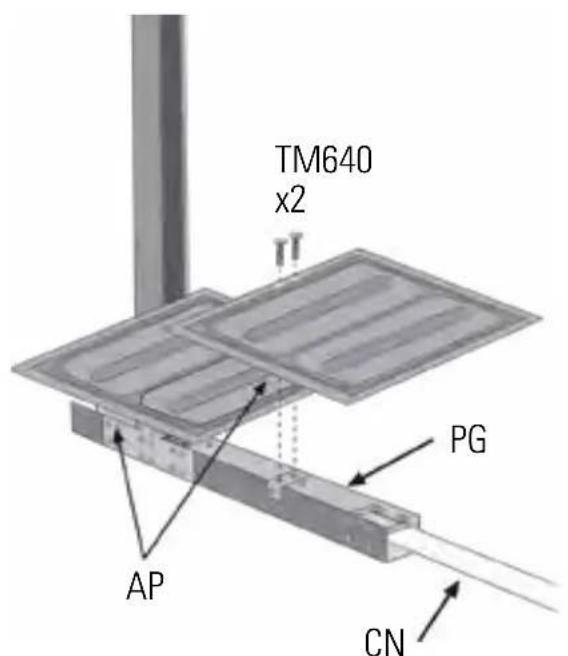 GRE KPBRC620 - MONTAGEM DAS CORREIAS METÁLICAS NAS COLUNAS - 4