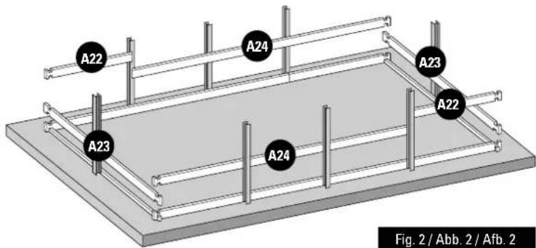 GRE KPBRC620 - MONTAGEM DAS TRAVESSAS E DAS COLUNAS - 6