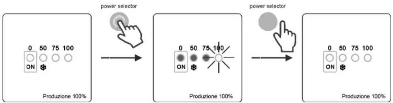 GRE SCG100 - Selezione del livello di produzione - 2