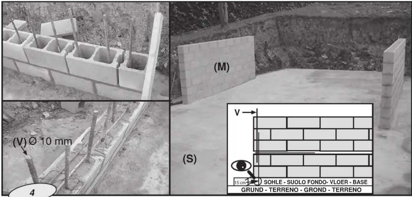 GRE K4200PNE - CONSTRUCTION DES MURS (M) DE CONTENTION DE LA PARTIE DROITE: Uniquement pour une piscine ovale. - 1