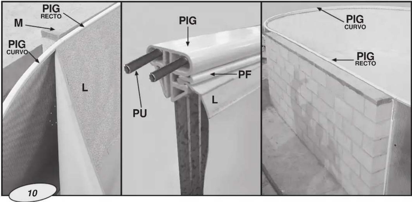 GRE K4200PNE - Profil d'extrusion guide de la piscine (PGTI) - 7