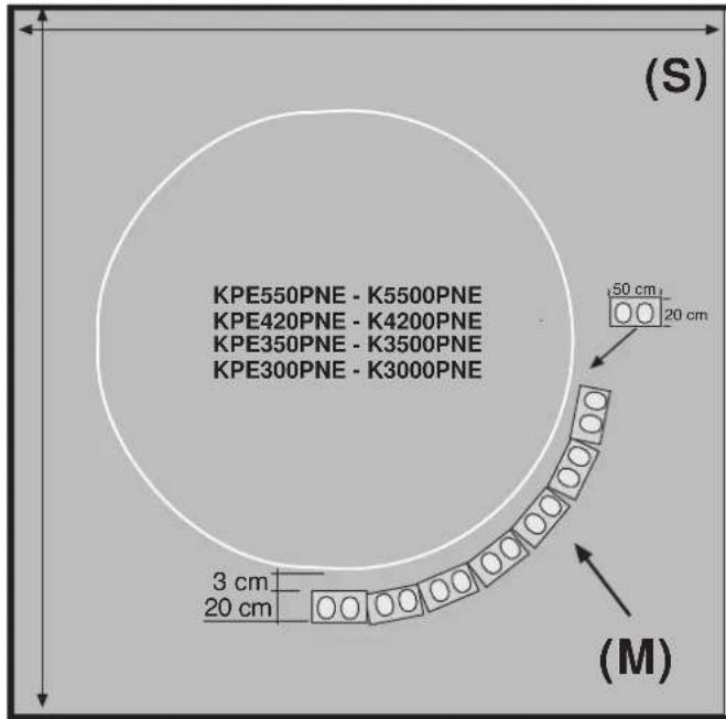 GRE KPE550NPNE - Profil d'extrusion guide de la piscine (PGTI) - 1
