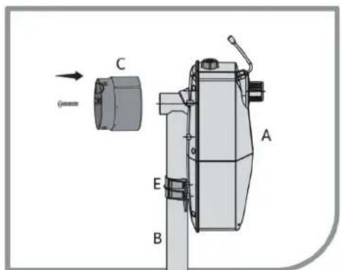 GRE SCR55 - 3- MONTAJE DEL DISPOSITIVO ELÉCTRICO SOBRE EL ENROLLADOR MANUAL - 2