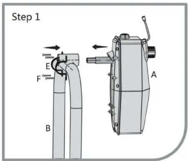 GRE SCR55 - 3- HOW TO ASSEMBLE THE ELECTRIC MACHINE ON YOUR MANUAL POOL COVER REEL - 6