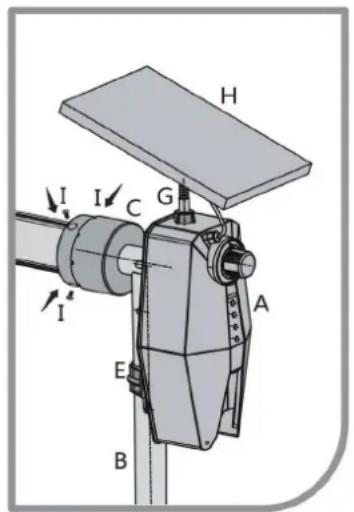 GRE SCR55 - 3- HOW TO ASSEMBLE THE ELECTRIC MACHINE ON YOUR MANUAL POOL COVER REEL - 45
