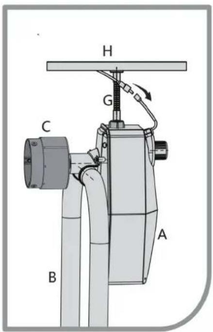 GRE SCR55 - 3- ANBAU DES ELEKTROGERÄTS AN EINE HANDAUFROLLVORRICHTUNG FÜR DIE POOLABDECKUNG - 8