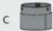 GRE SCR55 - THE ELECTRIC MACHINE SHOULD BE ASSEMBLED ON THE OTHER SIDE OF THE HANDLE WHEEL. - 3