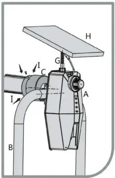 GRE SCR55 - Si le support de l'enrouleur présente une forme en t : - 8