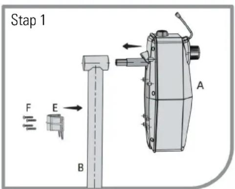 GRE SCR55 - 3- HOE U MONTEERT U DE ELECTRISCHE MACHINE OP UW HANDMATIGE ZWEMBADZEILROLLER - 1