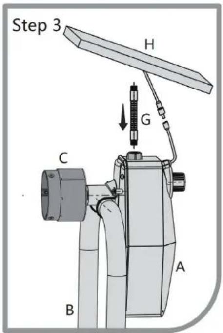 GRE SCR55 - 3- HOW TO ASSEMBLE THE ELECTRIC MACHINE ON YOUR MANUAL POOL COVER REEL - 8