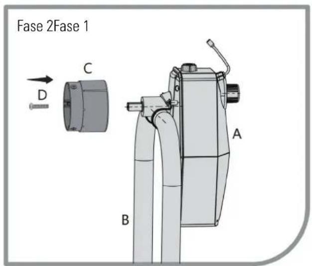 GRE SCR55 - Montarla sul telaio a U della bobina di copertura della piscina - 2
