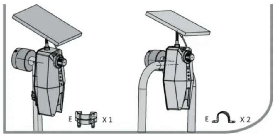 GRE SCR55 - THE ELECTRIC MACHINE SHOULD BE ASSEMBLED ON THE OTHER SIDE OF THE HANDLE WHEEL. - 1