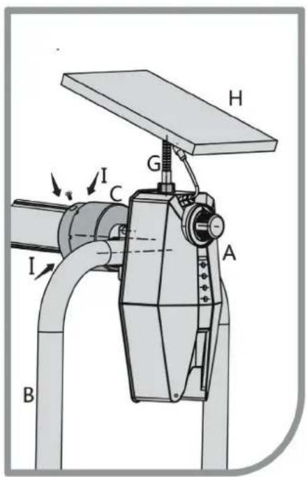 GRE SCR55 - 3- ANBAU DES ELEKTROGERÄTS AN EINE HANDAUFROLLVORRICHTUNG FÜR DIE POOLABDECKUNG - 9