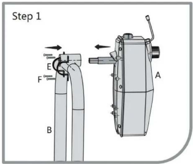 GRE SCR55 - 3- HOW TO ASSEMBLE THE ELECTRIC MACHINE ON YOUR MANUAL POOL COVER REEL - 79