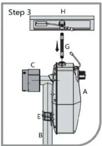 GRE SCR55 - 3- HOW TO ASSEMBLE THE ELECTRIC MACHINE ON YOUR MANUAL POOL COVER REEL - 3