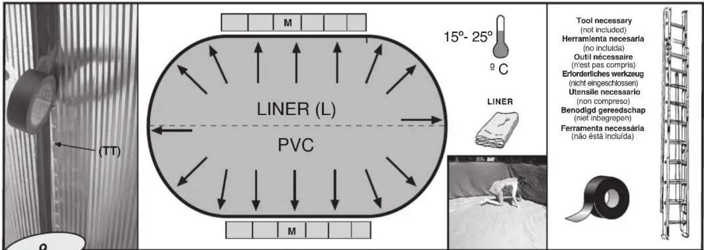 GRE K5500PNE - Profil d'extrusion guide de la piscine (PGTI) - 5