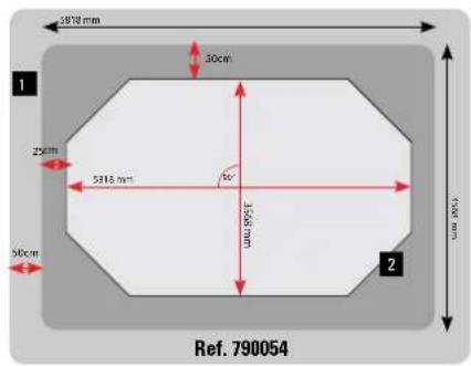 GRE 790202 - TRACCIATURA NEL SUOLO - GRONDLIJNEN UITZETTEN - TRAÇADO NO SOLO - 1