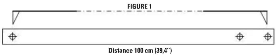 GRE SF133 - TRACE THE 4 MARKS TO DESIGNATE THE 4 POLES OF THE FIRST PANEL - 1