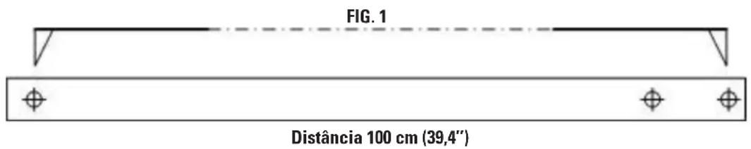 GRE SF133 - TRACE AS 4 MARCAS PARA ASSINALAR OS 4 POSTES DO PRIMEIRO PAINEL - 1