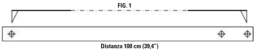GRE SF133 - TRACCIARE I 4 SEGNI PER FISSARE I 4 PALI DEL PRIMO PANNELLO - 1