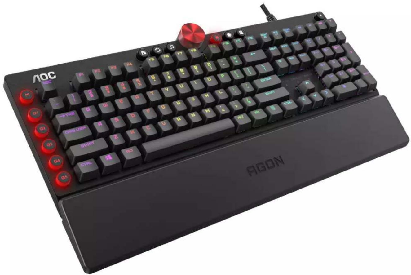 AOC AGON AGK700 - Clavier de jeu rétroéclair RVB AOC AGK700 - 1