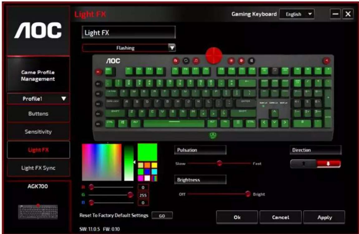 AOC AGON AGK700 - Test de la fréquence de répétition : - 1