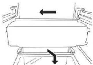 MAYTAG W10267701RP - Freezer Compartment - Lower Light Light Shield Removal: - 1