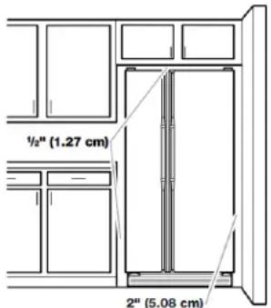 MAYTAG W10267701RP - For Standard Side-by-Side Installation: - 1