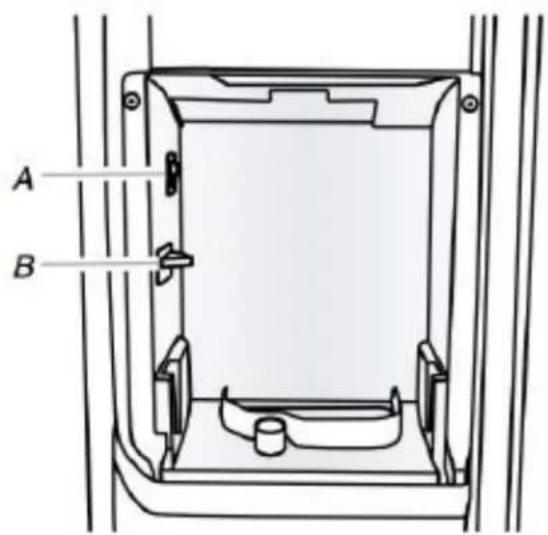 MAYTAG W10267701RP - Retrait et réinstallation du bac d'entreposage des glaçons : - 1