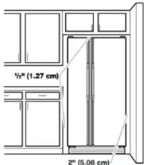 MAYTAG W10267701RP - P6ur une installation cote a cote standard : - 1