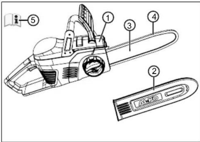 AL-KO CS 4030 - ATTENTION ! Risque d'endommagement de l'appareil et de la batterie. L'appareil et la batterie risquent d'être endommagés, lors d'une utilisation avec une batterie inadéquate. - 1