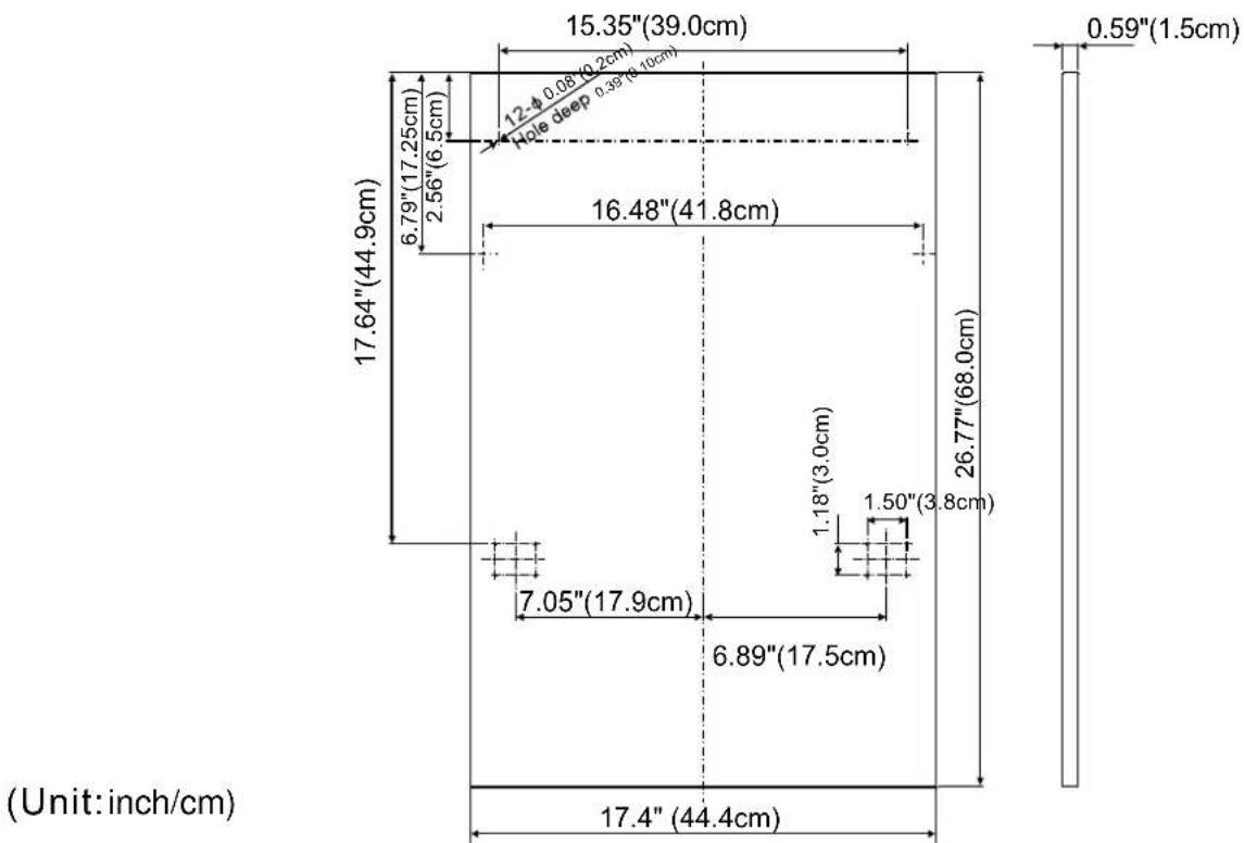 JENN-AIR UDT518SAFP - - Custom panel dimensions and installation - 1