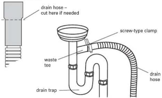 JENN-AIR UDT518SAFP - Option 4, No waste disposer – no air gap: - 1