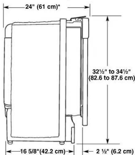 JENN-AIR UDT555SAFP - Product Dimensions - 1