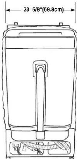 JENN-AIR UDT555SAFP - Product Dimensions - 2