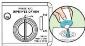 JENN-AIR JDTSS245GX - Add rinse aid - 2