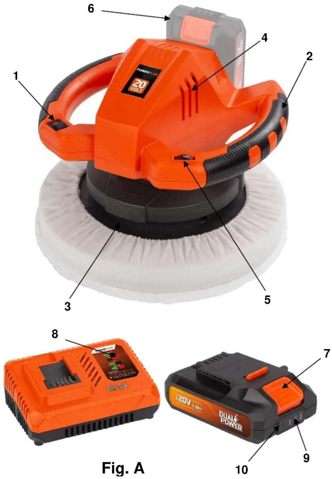 PowerPlus POWDP4040 - 1