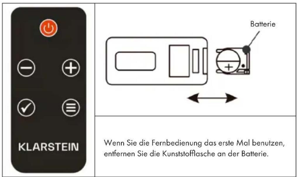 Klarstein Nevis Peak - Fernbedienung - 1