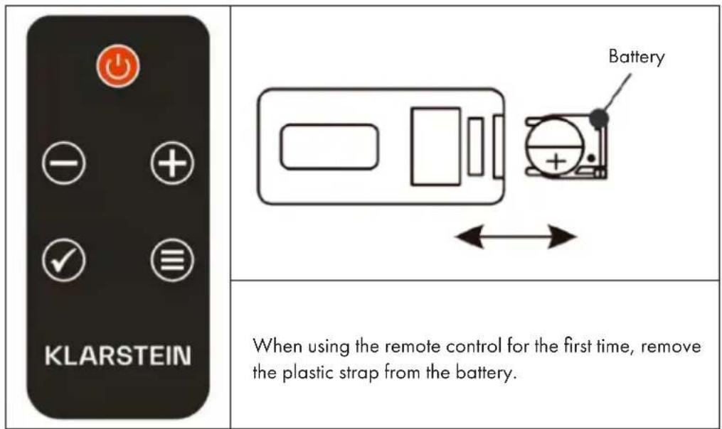 Klarstein Nevis Peak - Remote control - 1