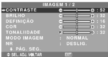 NEC PlasmaSync 42XM4 - Operações do Menu - 4