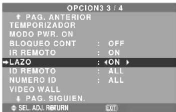 NEC PlasmaSync 42XM4 - Ajuste de salida de lazo - 1